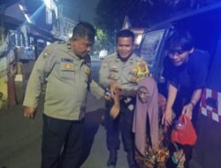 Aksi Cepat Polsek Tangerang Kota Evakuasi Lansia yang Tersesat di Flyover Tanah Tinggi