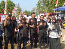GRIB Jaya PAC Cihara Kawal Karnaval Budaya HUT RI ke-80 di Kecamatan Cihara