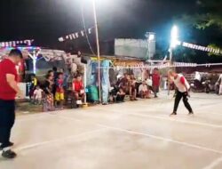 RW 04 Kampung Cibodas Gelar Pertandingan Bulutangkis Bersama DPRD Fraksi Demokrat Dapil 5 dengan warga.