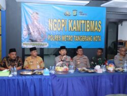 Ngopi Kamtibmas Di Neglasari, Kapolres Tangerang Kota Dengar Langsung Curhat Warga